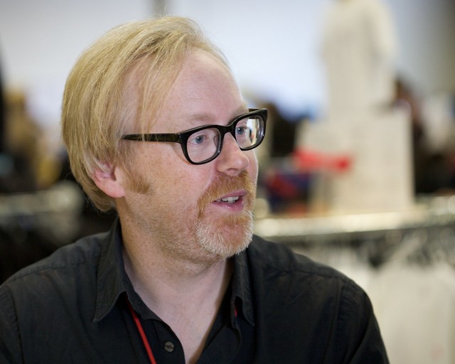 Adam Savage Adam was doing a book signing at the Maker Faire and so I got a