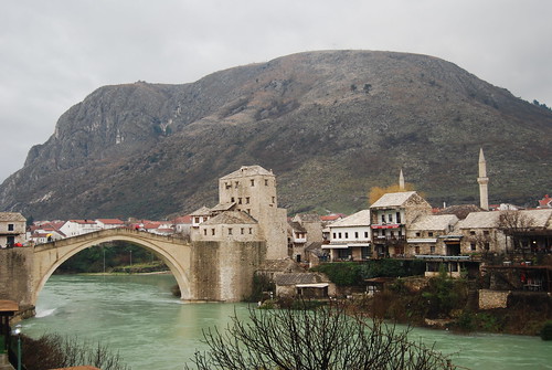 Old bridge in Mostar, Bosnia Herzegowina