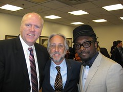 will.i.am. and Recording Academy CEO Neil Portnow