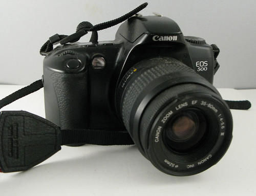 Photo Close-up Canon EOS 500n camera