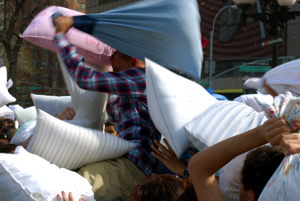 Pillow Fight by Indabelle, on flickr