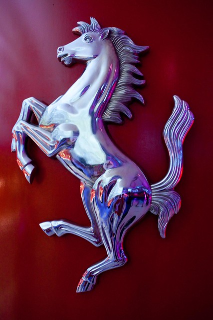 The famous symbol of the Ferrari race team is the Cavallino Rampante 