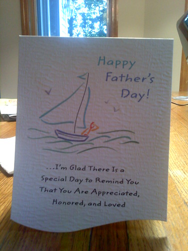 father s day photo card