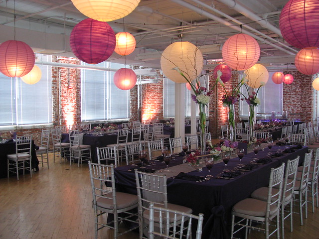Studio 420 Reception Studio 420 is decorated for a summer wedding