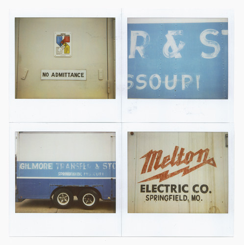 Vernacular Typography Polaroids by onpaperwings
