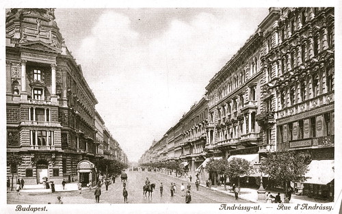Old postcards of Budapest – Andrassy Street