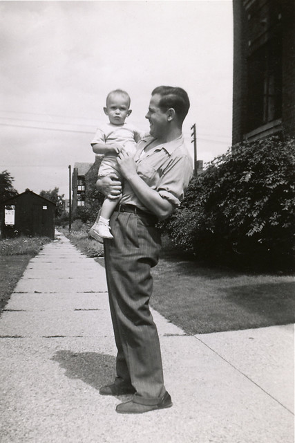 Uncle Raymond with Gary / Summer, 1943