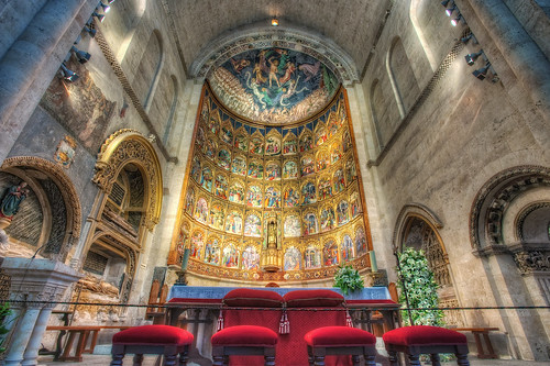 Altarpiece – Retablo, Catedral Vieja, Salamanca (Spain), HDR 2