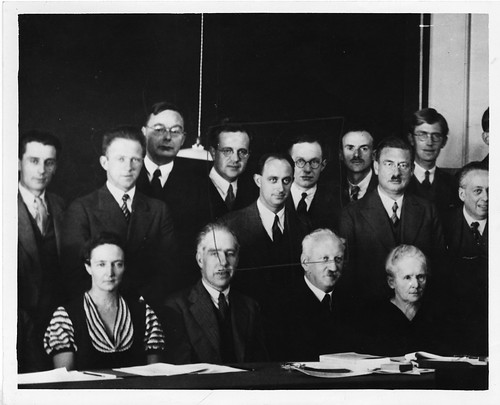 Physicists at the Seventh Solvay Physics Conference, Brussels, Belgium, October 1933