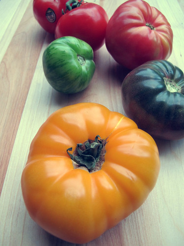 T is for Heirloom Tomato