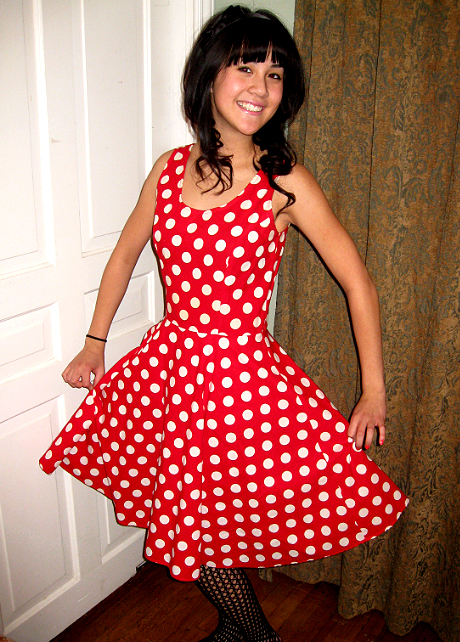 Minnie Mouse Polka Dot Dress