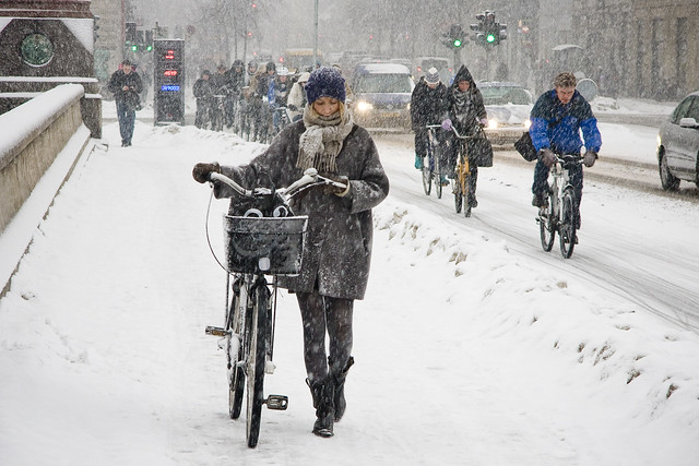 Walk or Ride - Cycling in Winter in Copenhagen