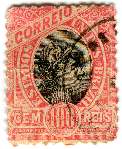 Brazil postage stamp: red Correio by karen horton