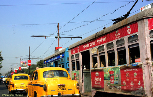 Yellow Ambassadors and Tram Rule the Calcutta tradition and the Roads by saish746