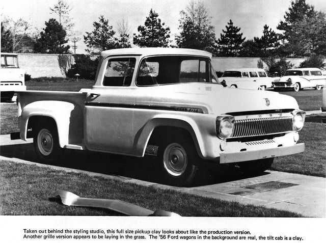 1957 Ford F100 Clay Model This picture is taken from the KEYSTONE TIMES 