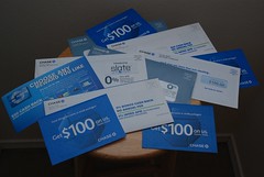 pile of Chase credit card offers
