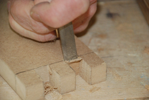 Common woodworking frame and box joints