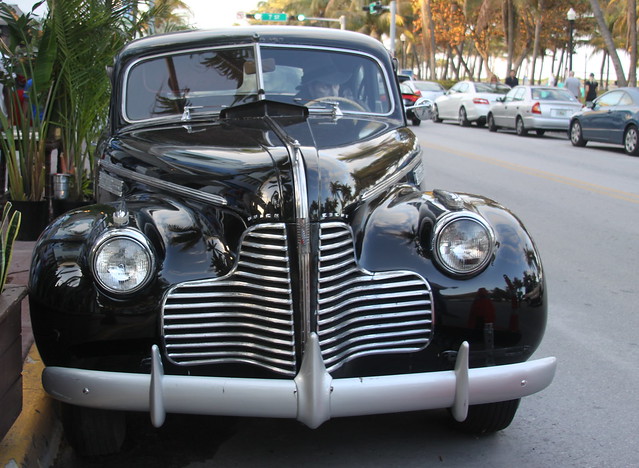 gangster car 1940 Buick Eight in South Beach
