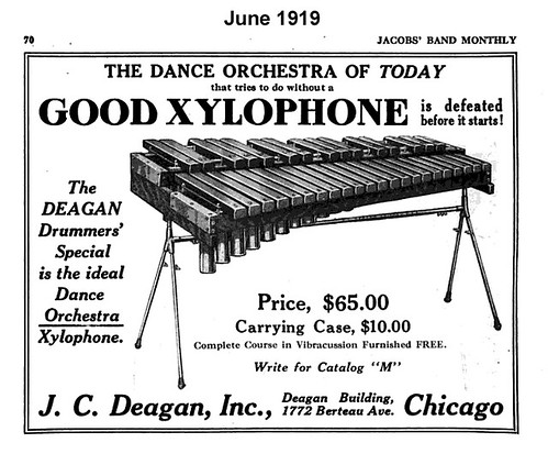 Xylophone Sales Ad 1919