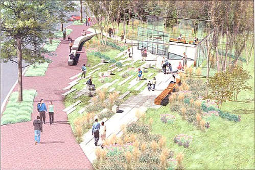 Perspective, Proposed Open Space