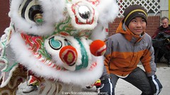 Chinese New Year Lion Dance in Chinatown - Montreal