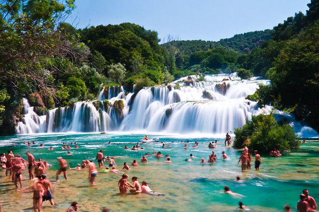 Skradinski Buk - Waterfall in Krka National Park, Croatia