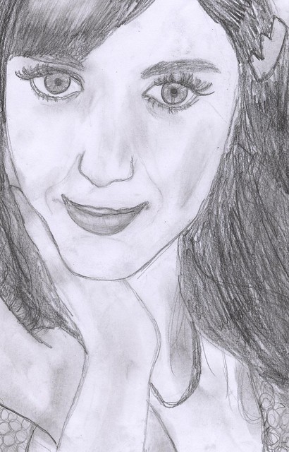 Katy Perry Drawing I drew with a pencil