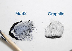 MoS2 versus Graphite Powder