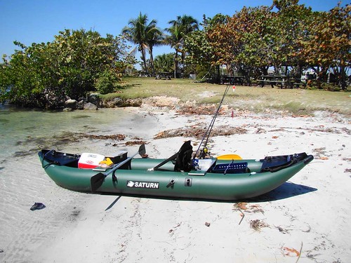 Saturn Inflatable Pro-Angler Fishing Kayak ultralight fishing 