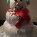 Snowman  cake