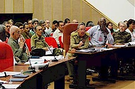 President Raul Castro of Cuba speaks on the vital role of the trade union movement in the transformation of the economic situation on the revolutionary Caribbean island nation-state.  by Pan-African News Wire File Photos