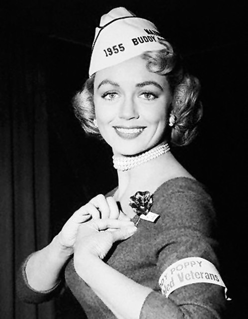 Dorothy Malone the 1955 Buddy Poppy Girl