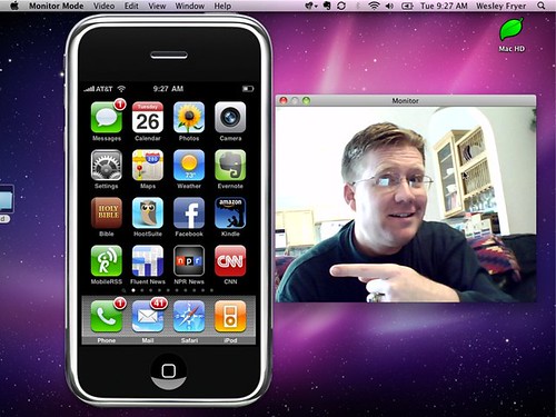 Videoconference Demo Today with my iPhone
