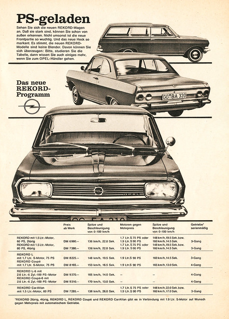 Opel Rekord B 1965