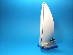 Small sailboat