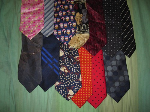 Ties come in many styles