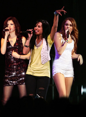 Demi Miley Selena Wouldn't it be cool if they performed live with each 