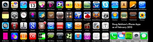 My iPhone apps as of February 2010, dougbelshaw / CC BY 2.0