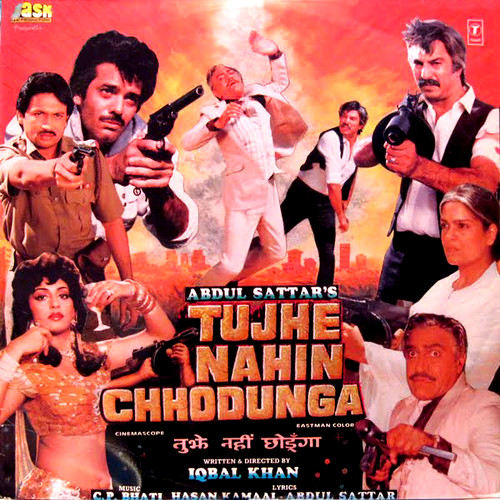 LP cover - Bollywood - Tuhje Nahin Chhodunga (1991)