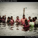 Baptising of indigenous people, Lake Atitlan