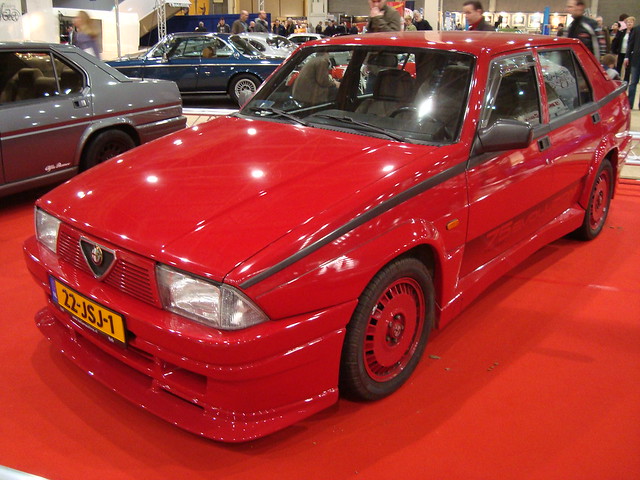 1987 Alfa Romeo 75 Turbo Evoluzione 9 January 2010 MECC Maastricht