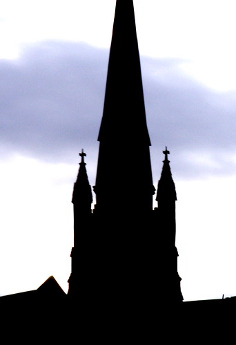 Tacoma Catholic Church spire