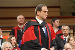 Martin Johnson receives honourary doctorate from Leicester University