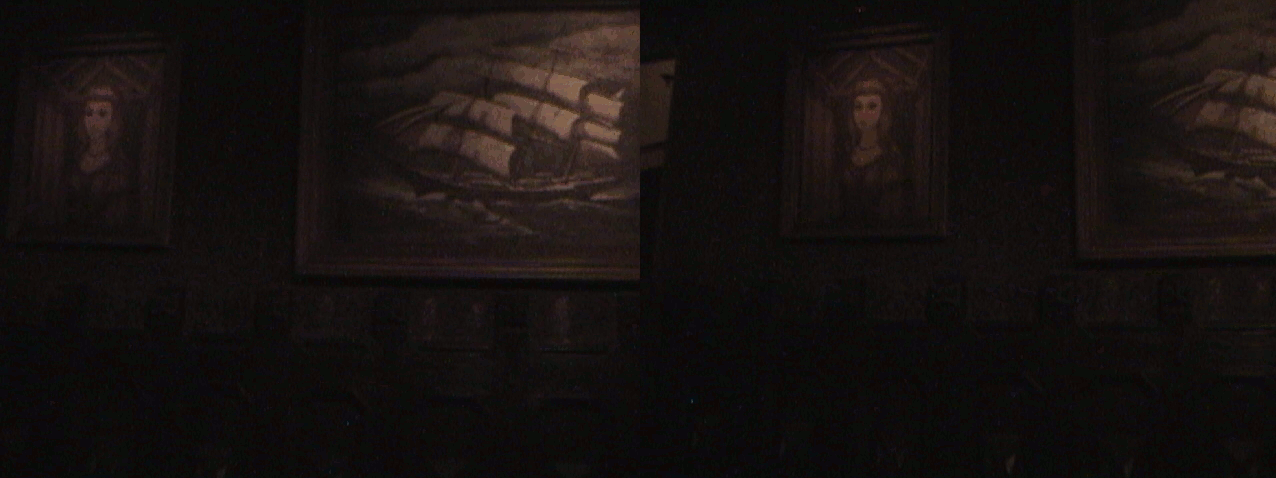 3D, Gallery paintings, Haunted Mansion, New Orleans Square, Disneyland®, Anaheim, California, animated, 2009.05.20 20:54