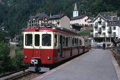 Trains du Martigny Chatelard Chamonix (Suisse France)