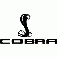 Ford mustang cobra logo vector