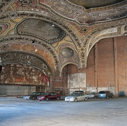Old Detroit Theater Converted To Parking Garage