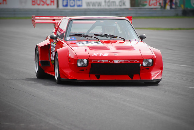 Johannes Graversen Racing his extremely fast Fiat X1 9