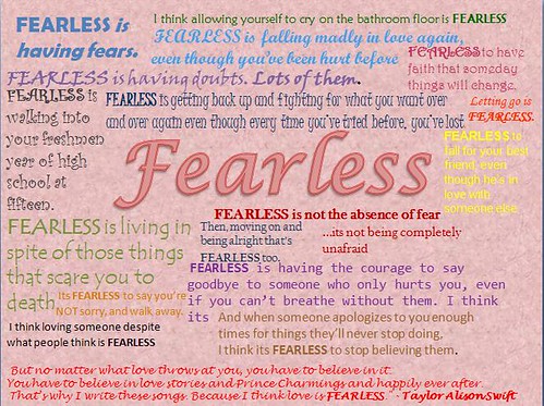 Fearless is...