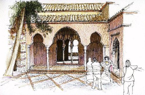 Málaga, Alcazaba, Cuartos de Granada